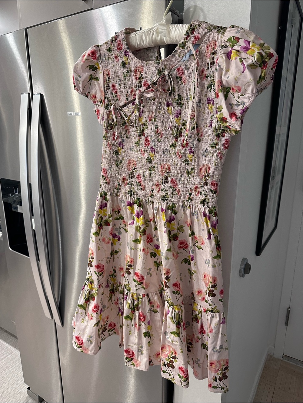 Gia Mini Nap Dress in pink bluebonnet